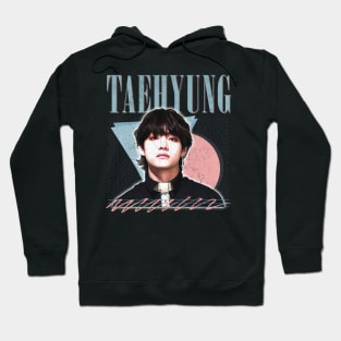 Taehyung / V - Retro Style Fan Artwork Hoodie